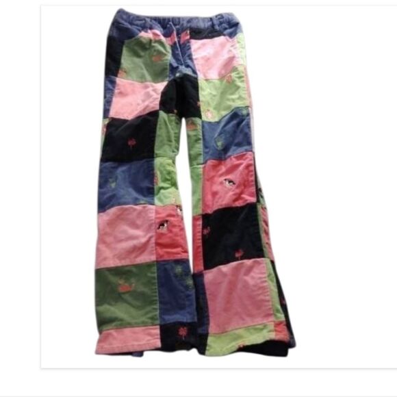 Lilly Pulitzer girls corduroy patch pants - Picture 1 of 5